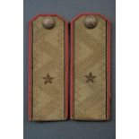 A pair of a civil servant shoulder boards with grad of a general major