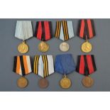 A lot of eight medals