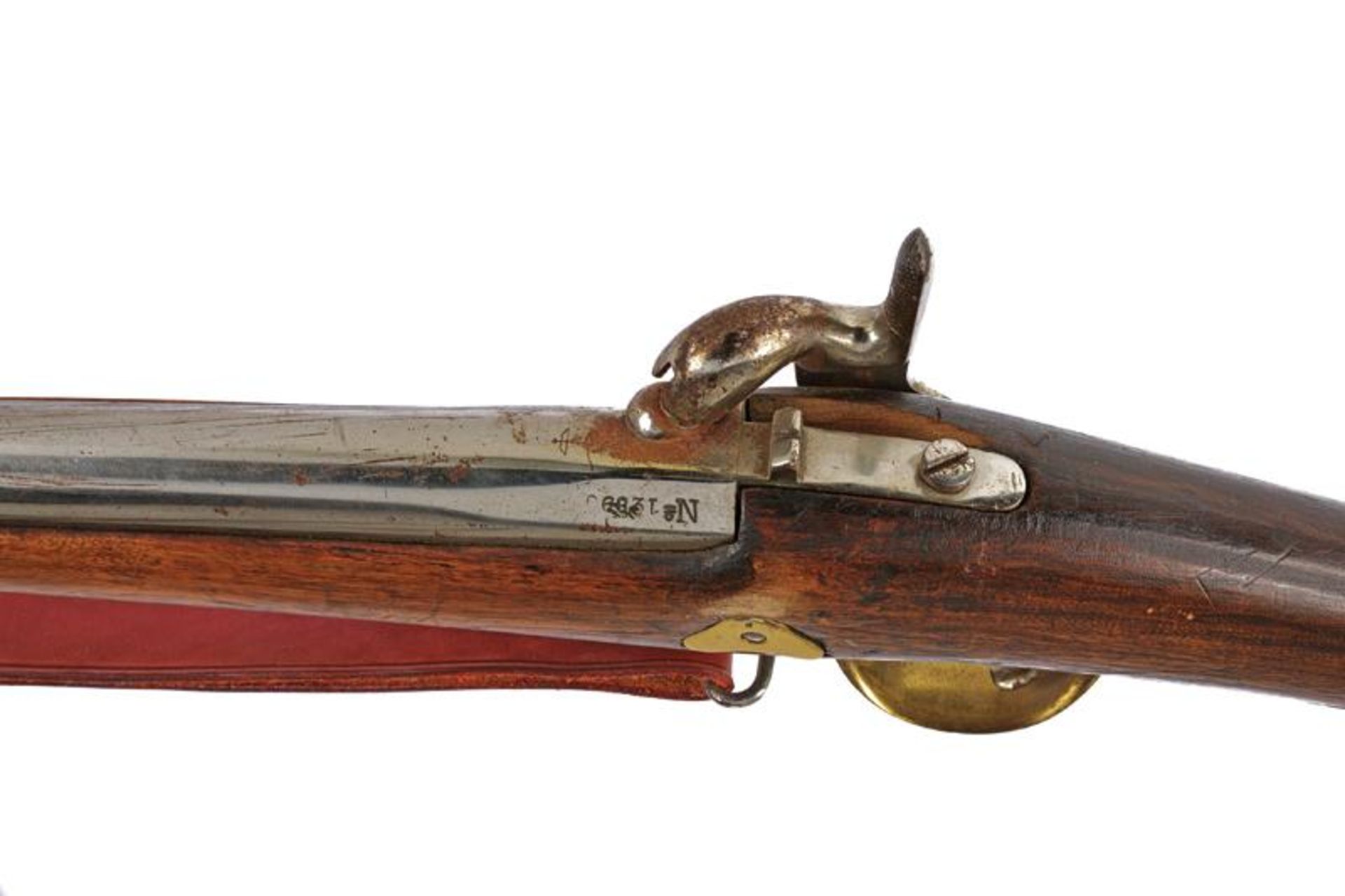 A 1845 model percussion musket with socket bayonet - Bild 5 aus 6