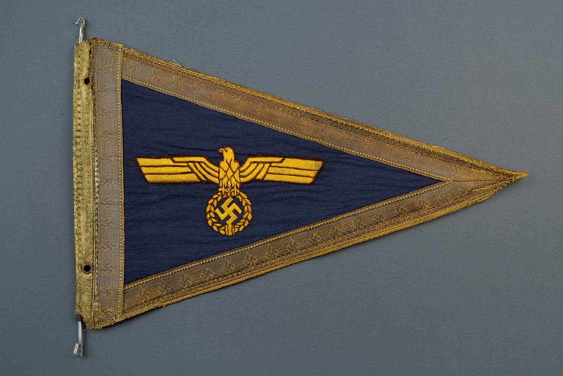 A pennant for an admiral's car