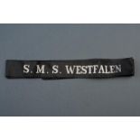 A navy cap ribbon S.M.S. Graudenz