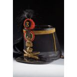 A mounted artillery NC officer's kepi