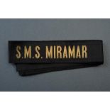 Beret ribbon 'S.M.S. MIRAMAR'