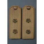 A pair of state councillor's shoulder boards