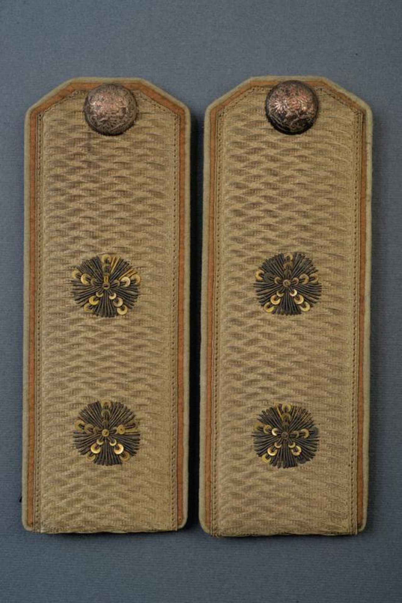 A pair of state councillor's shoulder boards