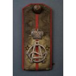 A shoulder strap for an officer in the husar Regiment Alexandra Fyodorvna