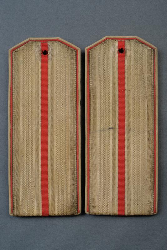 A pair of captain's shoulder boards of the Chevalier Guard Regiment