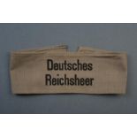A 'Deutsches Reichsheer' arms strap
