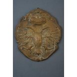 A Helmet badge from the period Francis II an Maria Theresa