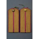 A pair of officer's shoulder boards