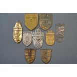 A lot of nine arm badges (replica)