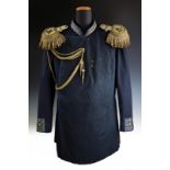 A General officer's uniform of the 3rd Finnish Battalion of jagers belonged to Tsar Alexander III