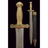 An 1816 mod. artillery short sword