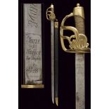 An exceptional rare 1783 model 'Marechaussee de Provence' officer's sword