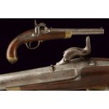 A 1850 model Lancer percussion pistol