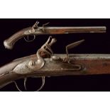 A rare military flintlock pistol of the Magazin Royal signed Beltel