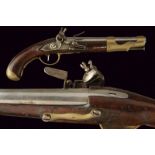 A 1763 model flintlock pistol