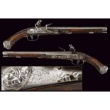 A beautiful pair of flintlock pistols by Francesco Garatto