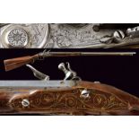 A flintlock gun signed Gaetano Botti