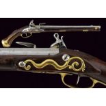 A military flintlock pistol