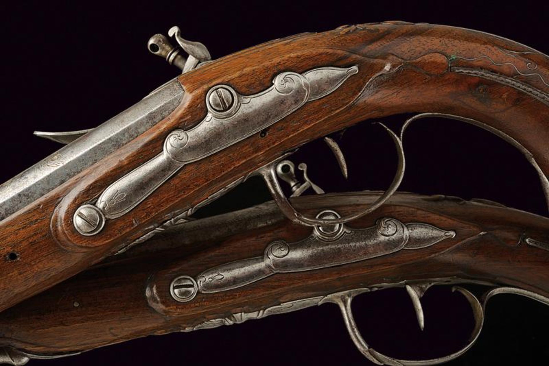 A pair of flintlock pistols - Bild 6 aus 6