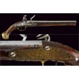 A flintlock pistol by Duina