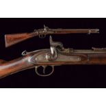 A rare Whitwort percussion carbine with Westely Richards 'Monkey Tail' breechloading system
