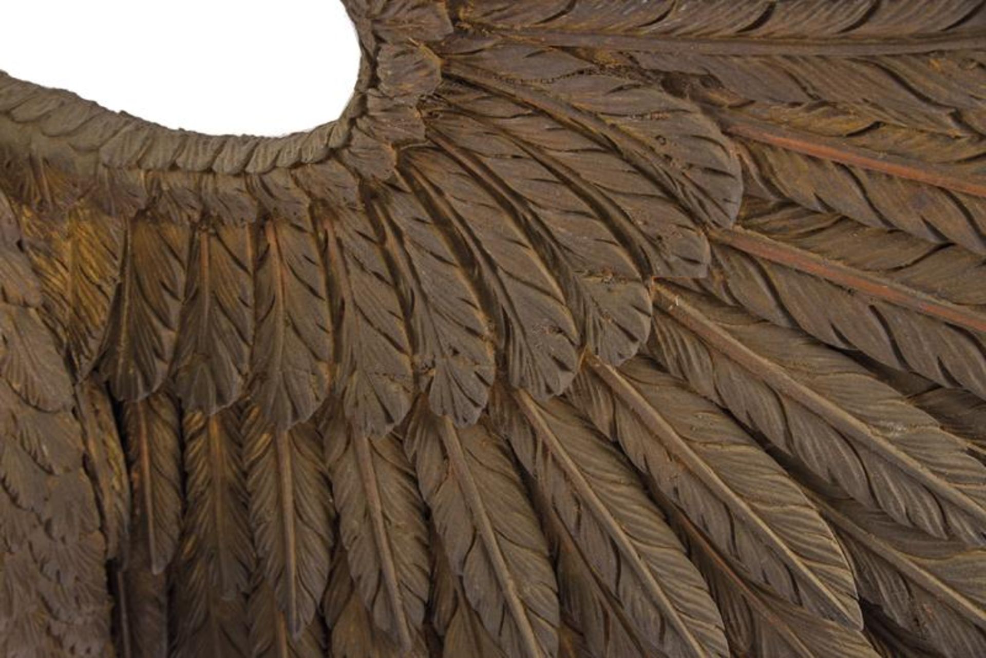 A big wooden sculpture of eagle - Image 3 of 5