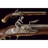 A rare 1763 model flintlock pistol for Gendarmerie de la Garde signed Simon Jourjon