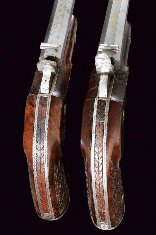 A pair of flobert type parlor pistols - Image 2 of 7