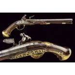 A flintlock pistol