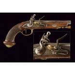 A flintlock pistol