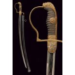 An officer's sabre with Order of the Black Eagle