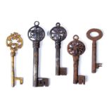 A lot of five door keys