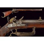 A canton target percussion flintlock carbine