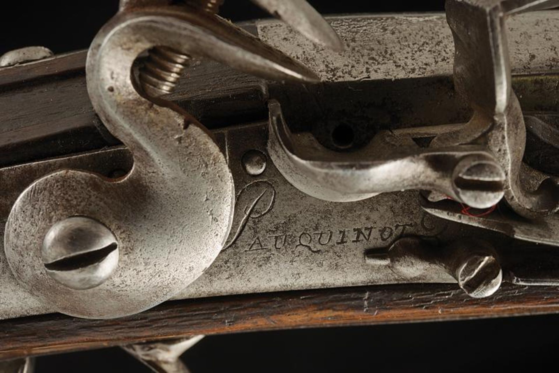 A 'Chien de mer' navy officer's flintlock pistol - Bild 4 aus 6