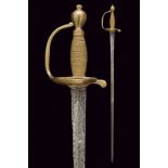 An infantry sword