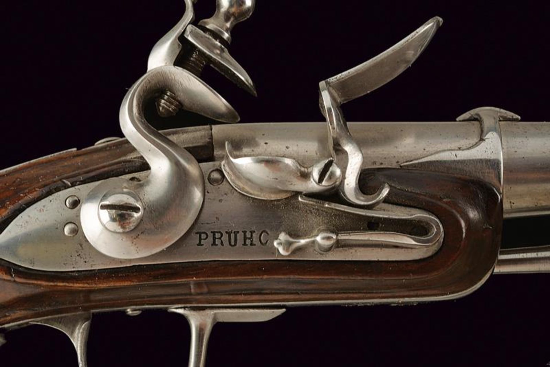 A 'Chien de mer' navy officer's flintlock pistol - Bild 2 aus 5