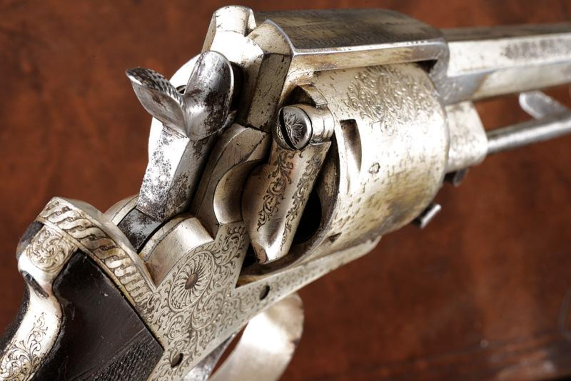 A rare cased Adams center fire revolver - Bild 7 aus 12