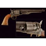 A Colt 1860 type percussion revolver by D. Freres a Liege