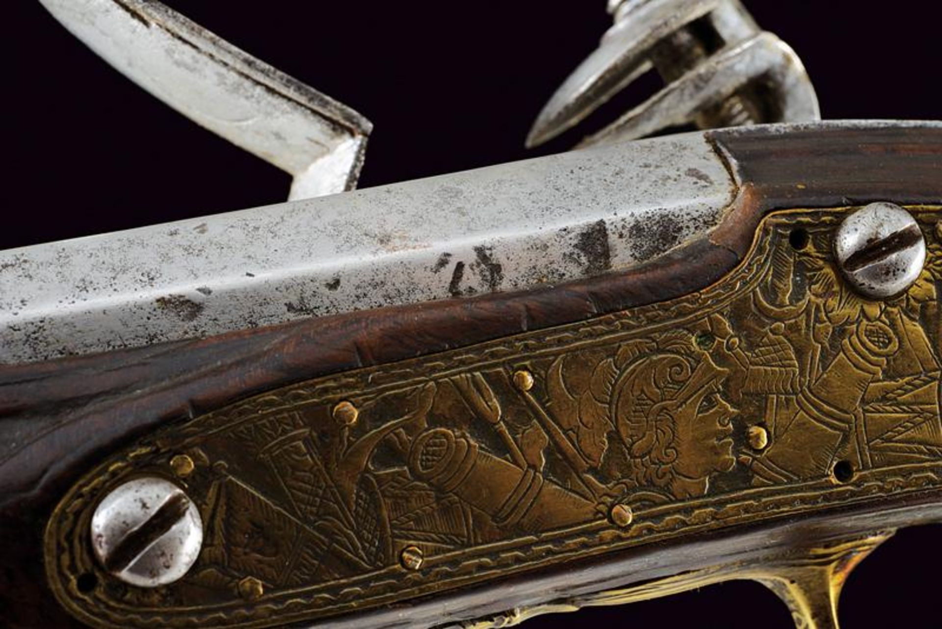 A flintlock pistol by Duina - Bild 6 aus 11