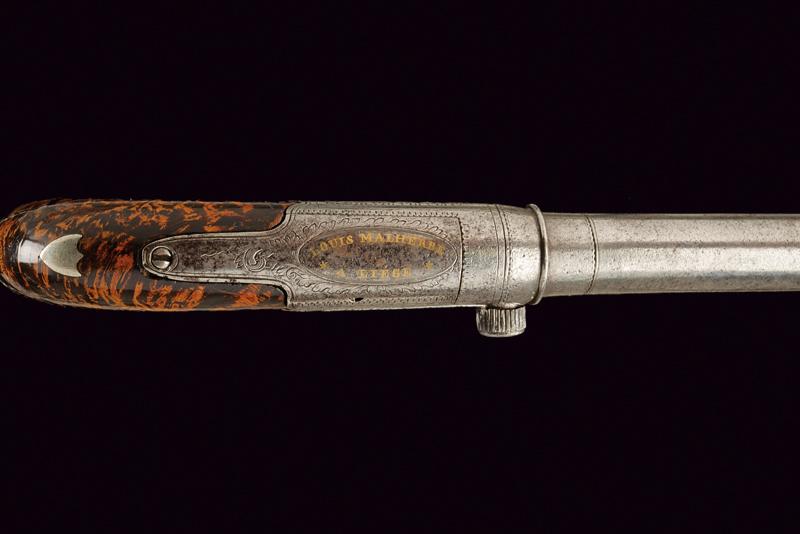 A fine percussion boxlock pistol by Lous Malherbe - Image 2 of 5