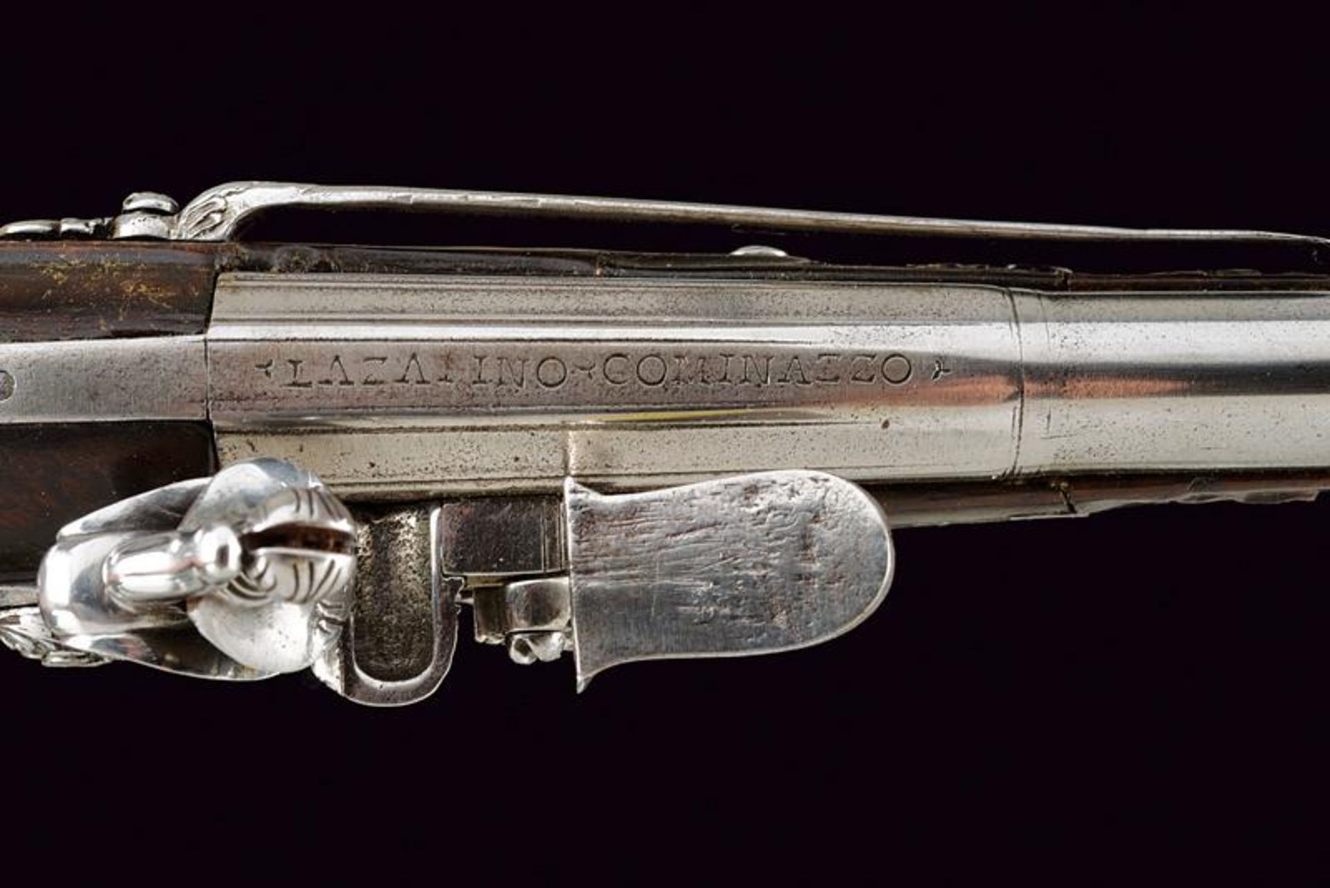 A beautiful pair of flintlock pistols by Francesco Garatto - Bild 7 aus 13