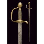 A 1734 model cavalry officer's sword