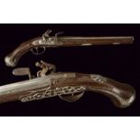 A rare and interestin flintlock pistol of the Magazin Royal signed Thomas