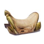 A very scarce vermeil mounted saddle