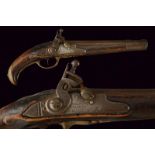 An 1860 model cavalry pistol converted to percussion