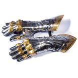 A pair of gauntlets
