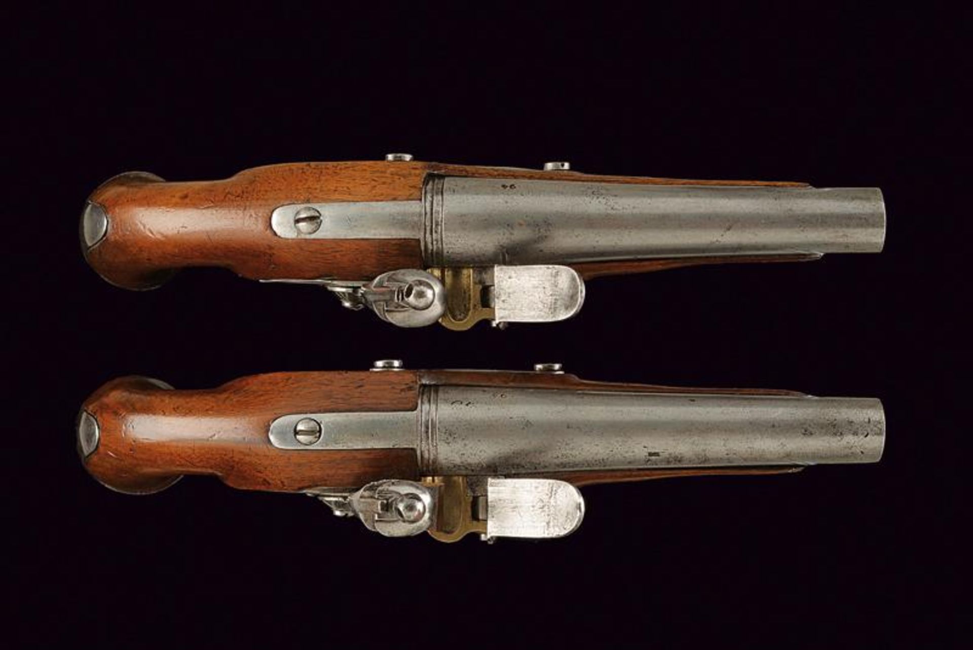 A pair of flintlock pistols - Bild 2 aus 4