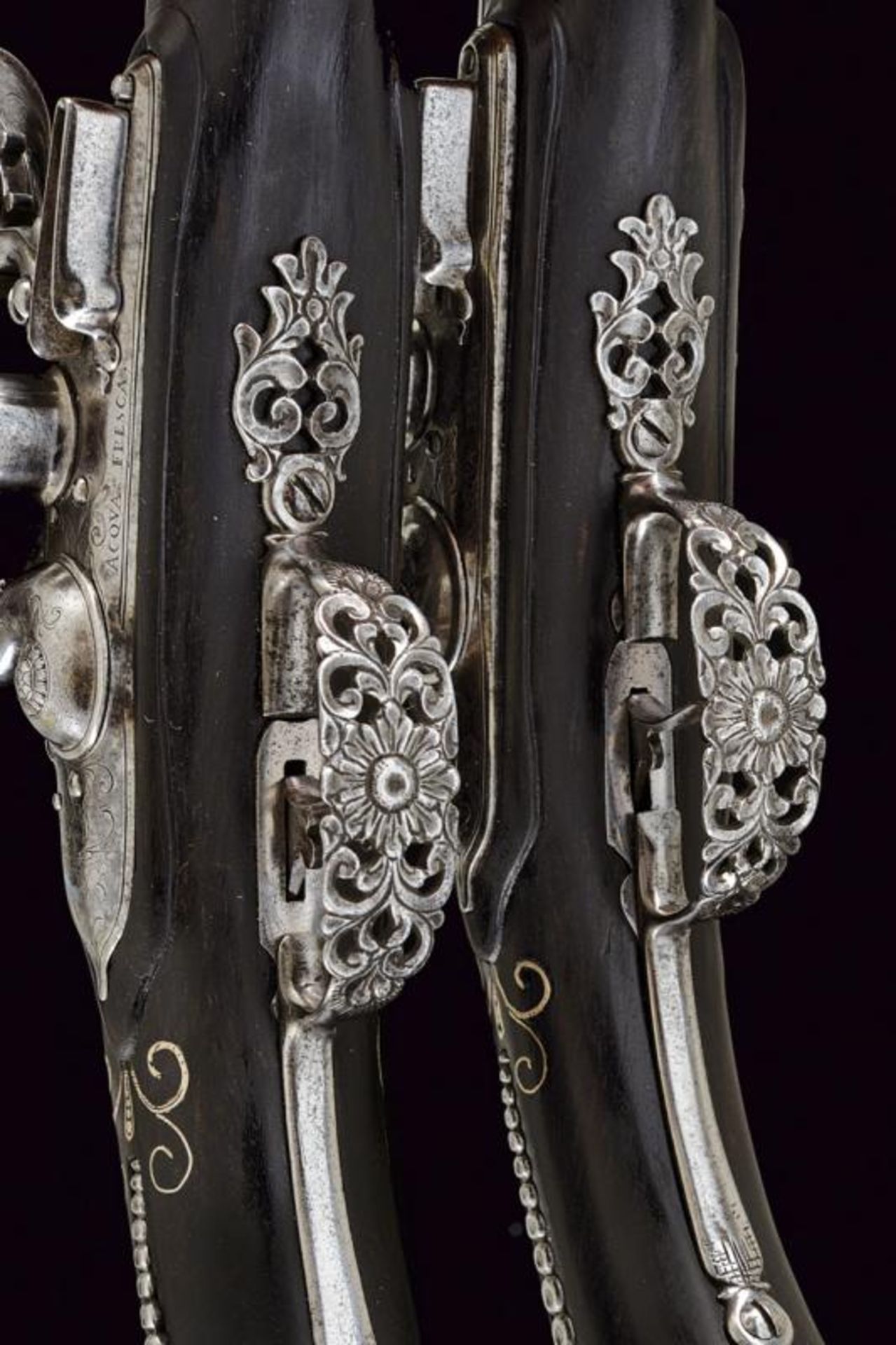 An important pair of flintlock pistols by Acqua Fresca - Bild 6 aus 16